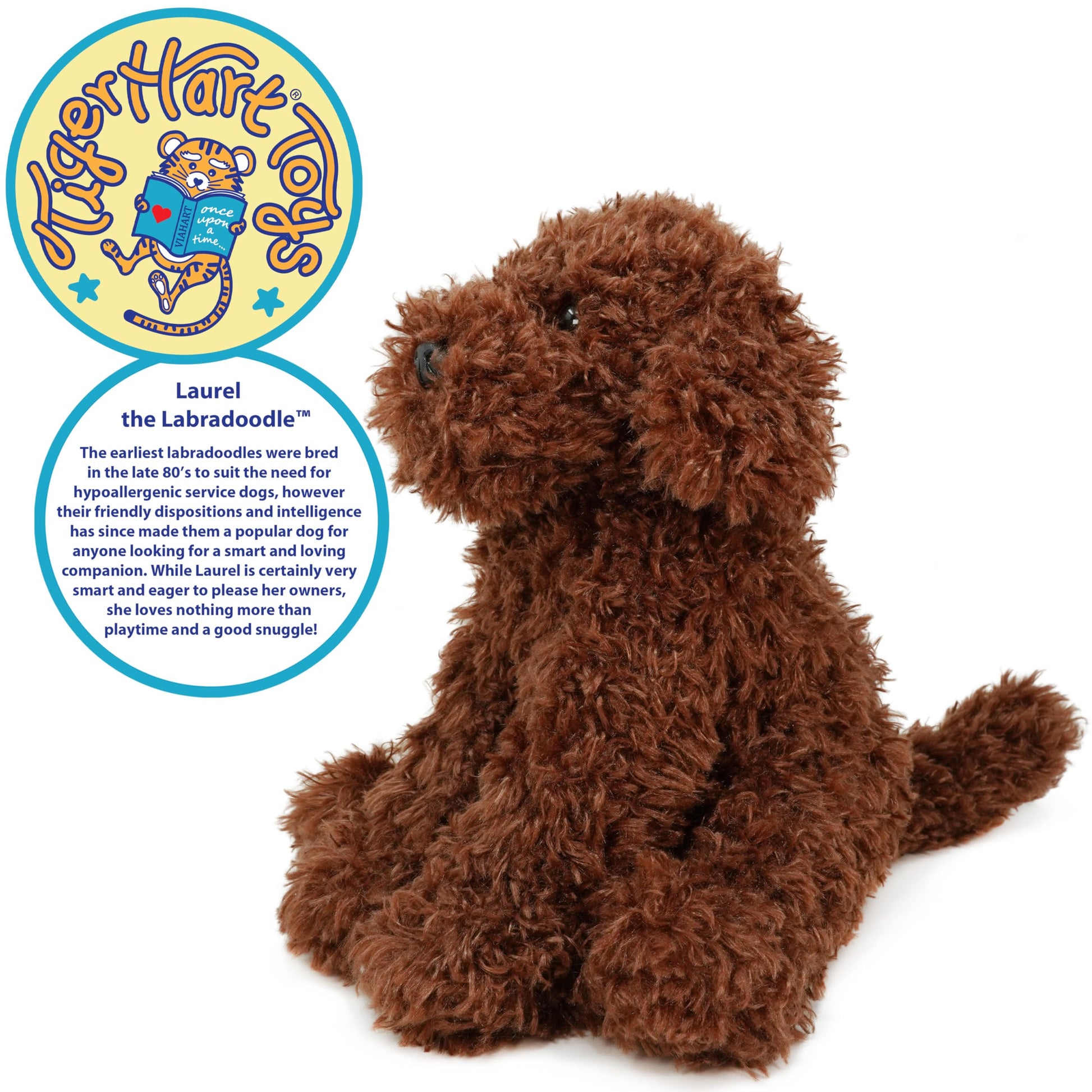 TigerHart Laurel The Labradoodle - 12 Inch Stuffed Animal Plush