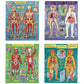 eeBoo Human Anatomy 48 Giant Piece Children's Puzzle, Four 12 PC Puzzles