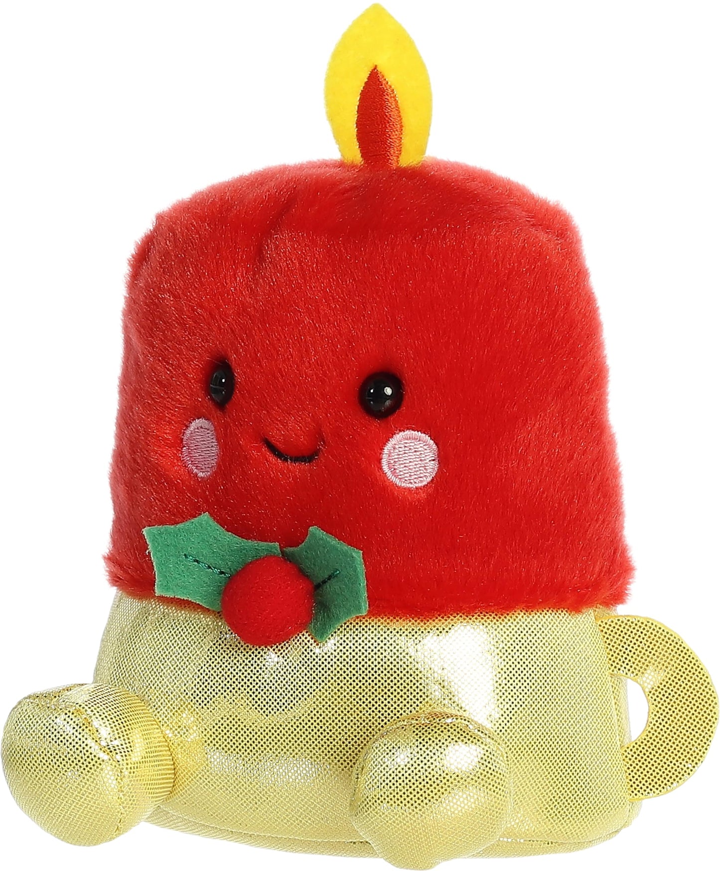 Aurora® Festive Palm Pals™ Luz Candle™ Stuffed Animal - Pocket-Sized Play - Collectable Fun - Red 5 Inches