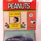 2017 Hot Wheels PEANUTS Complete Set Of 6 : CHARLIE BROWN (Bone Shaker), SNOOPY (Altred Ego), LUCY (Purple Passion), FRANKLIN (Chicane), LINUS (Circle