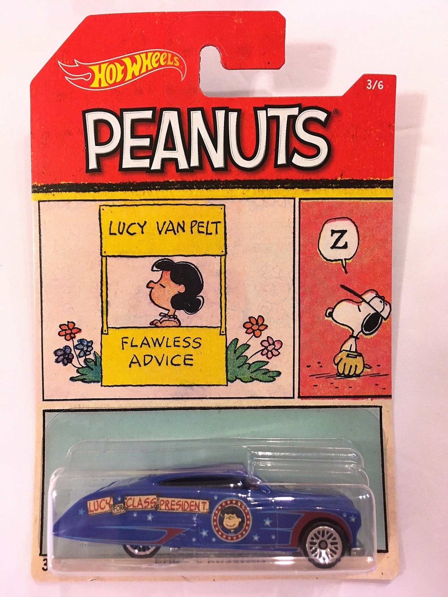 2017 Hot Wheels PEANUTS Complete Set Of 6 : CHARLIE BROWN (Bone Shaker), SNOOPY (Altred Ego), LUCY (Purple Passion), FRANKLIN (Chicane), LINUS (Circle