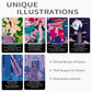 MUILKVY 58 Nature-Infused Oracle Cards for Modern Life?Beginner-Friendly Healing & Inspiration Deck