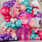 ALL-IN-1 Paw Balloon Garland Arch Kit with BONUS Bone & Paw Print Balloons - Pink Paw Balloons Girl for Paw Birthday Decorations Girl - Paw Party