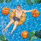 POZA 16-Inch Inflatable Beach Balls Set of 3 - Large Inflatable Sports Balls for Basketball Party Decorations or Summer Pool Party Decor