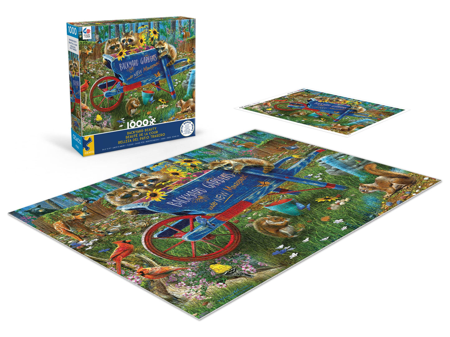 Ceaco - Wild - Backyard Beauty - 1000 Piece Jigsaw Puzzle