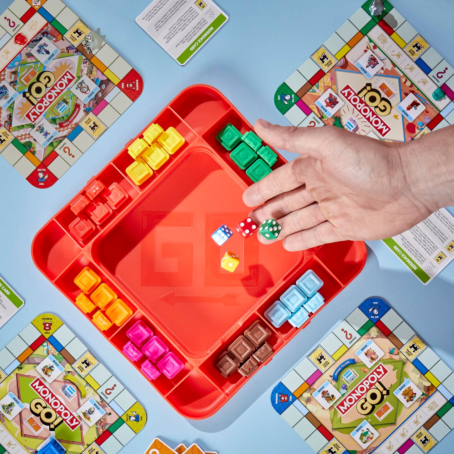 Monopoly GO! Board Game | Inspired by The Popular Mobile Board Game | Ages 8+ | 2-4 Players | 15 Mins. | Family Games | Travel Games for Kids