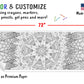 Tiny Expressions - Jumbo Christmas Mandala Coloring Poster - Rolled, No Creases 72" x 30" Coloring Paper for Teens or Adults - Giant Wall Art Craft