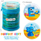 Floating Animals & Alphabet Flash Cards for Bathtub - Preschool Learning Toddler Flash Cards - Educational Bath Toys for 18 Months+ (Set of 26)