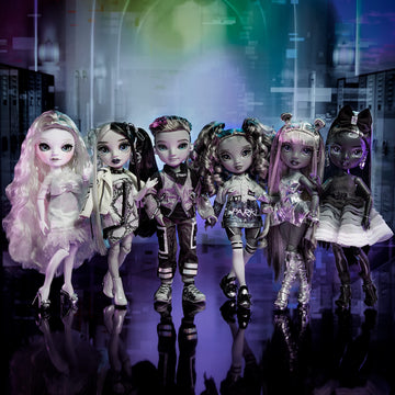 Rainbow High Shadow Series 1 Ash Silverstone- Greyscale Boy Fashion Doll. 2 Silver Designer Outfits to Mix & Match with Accessories, , Multicolor