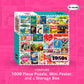 Re-Marks 1950s Pop Culture Puzzle, 1000-Piece Puzzle for All Ages, Family Jigsaw Puzzle