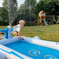 Kiddie Pool Splash Pad for Kids 68" x 38" x 21.5" | 3-in-1 Inflatable Sprinkler Pool for Toddlers Ages 3-8, Backyard Water Play Mat, Outdoor Summer