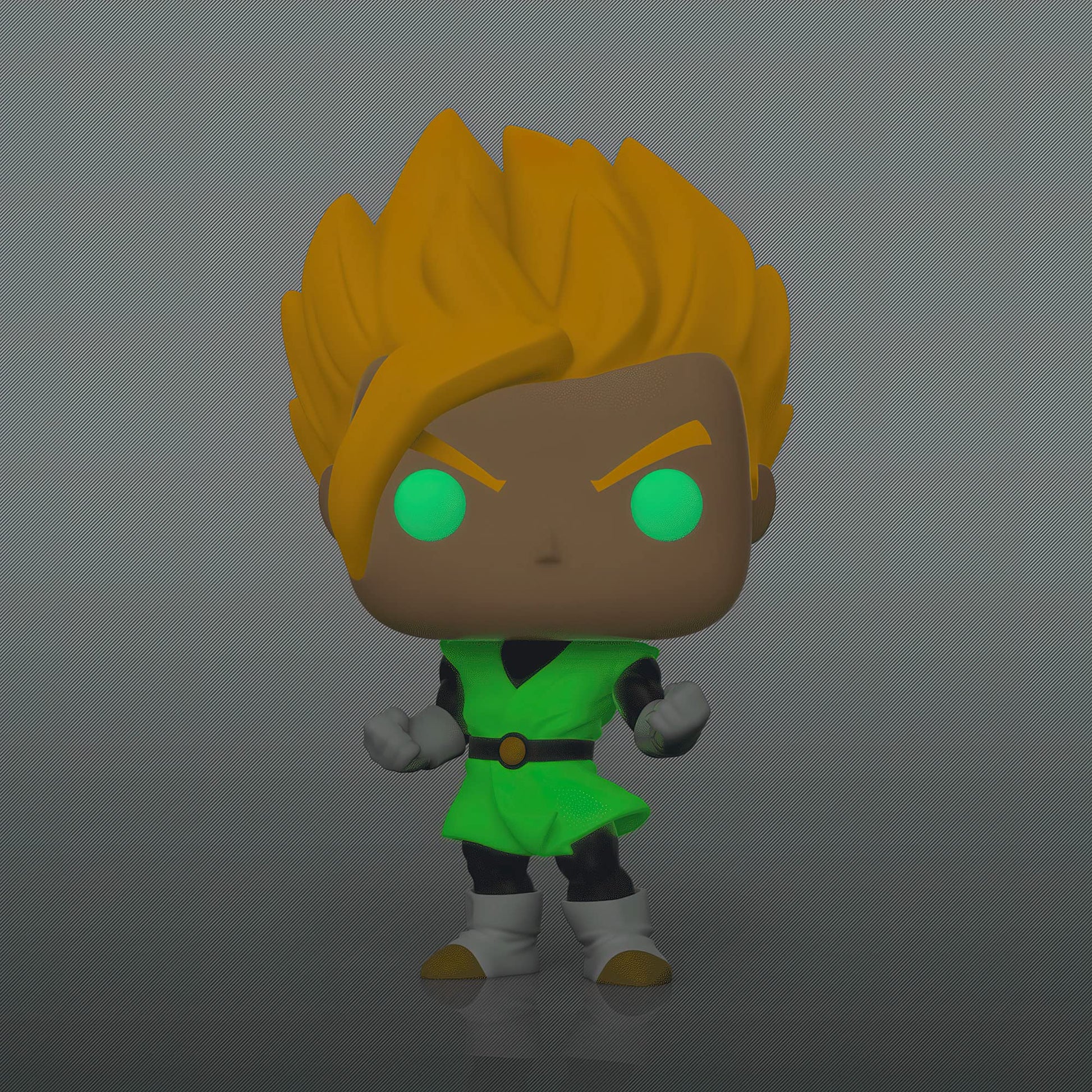 Funko Super Saiyan G o h a n [Glow-in-Dark] (EE Exc): P o p ! Animation Vinyl Figurine Bundle with 1 Compatible 'ToysDiva' Graphic Protector