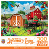 MasterPieces - 300 Piece Jigsaw Puzzle, Large EZ Grip Shapes, Barnyard Beauties, Fun for Adults, Seniors, Family, Kids, Non-Glare Finish, 18"x24"