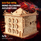 ESC WELT House of Dragon Puzzle Box - 3D Escape Game Money Box - Brain Teaser Puzzle for Adults & Teens - Wooden Escape Room - Mind Puzzle Game