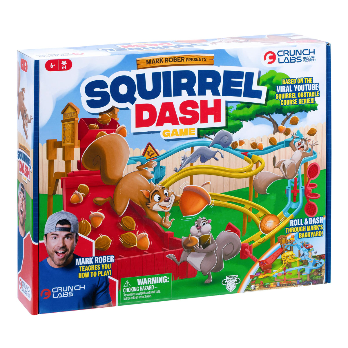 CrunchLabs Squirrel Dash, Kids Board Game for Family Game Night