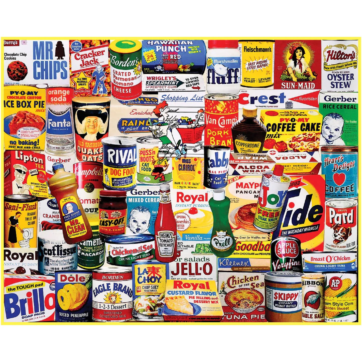 White Mountain 1000 Piece Jigsaw Puzzle, Mom's Shopping List