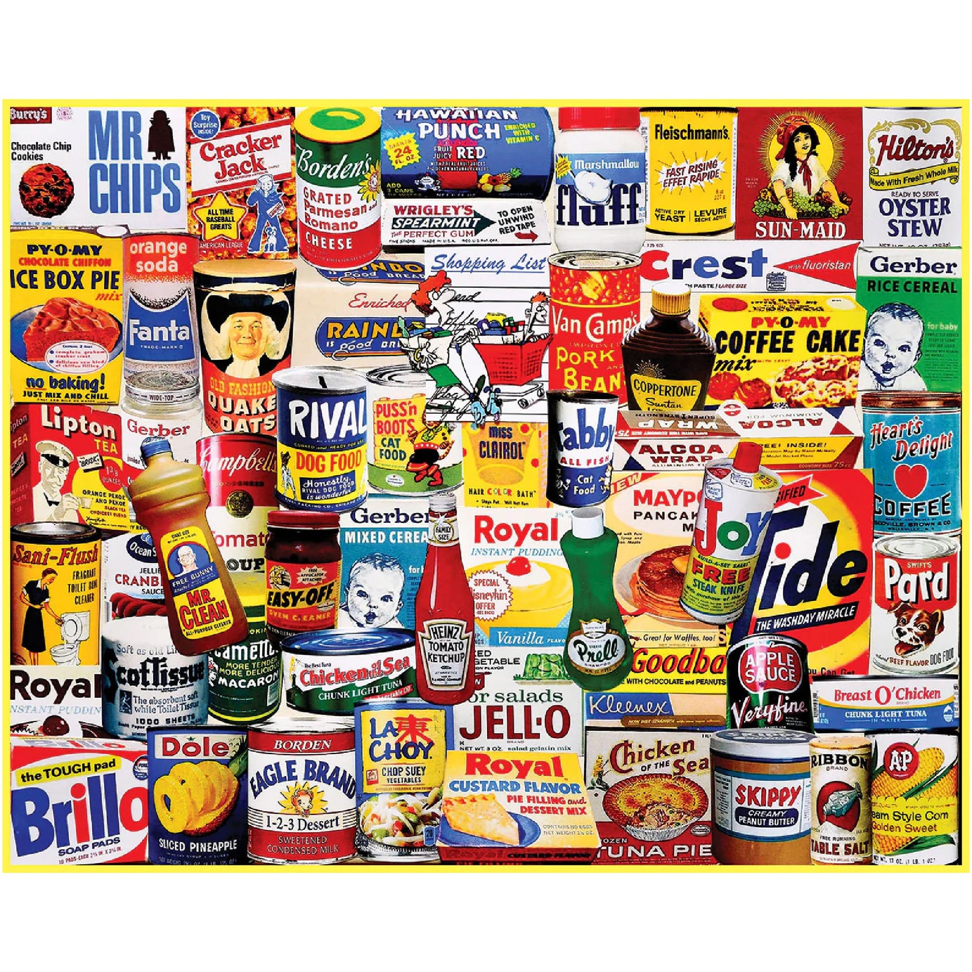 White Mountain 1000 Piece Jigsaw Puzzle, Mom's Shopping List
