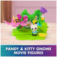 Gabby's Dollhouse: The Movie, Garden Story Set, Pandy Paws & Kitty Gnome Figures and 9 Dollhouse Accessories, Kids Toys for Girls & Boys Ages 3 and Up