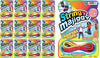 Fun A Ton Elastic Chinese Jump Rope (12 Skipping Rope) Colorful Stretchy Jump Rope for Kids. Boys and Girls Party Favor. Physical Education Equipment