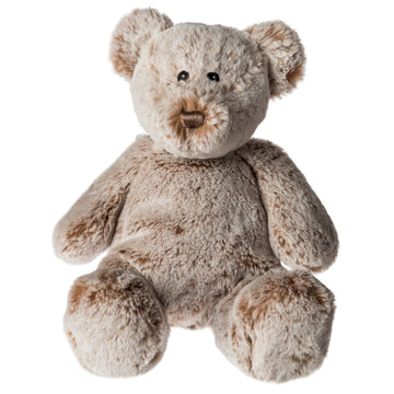 Mary Meyer Stuffed Animal Plush Soft Toy, 8-Inches, Luxey Loves Brown Teddy Bear