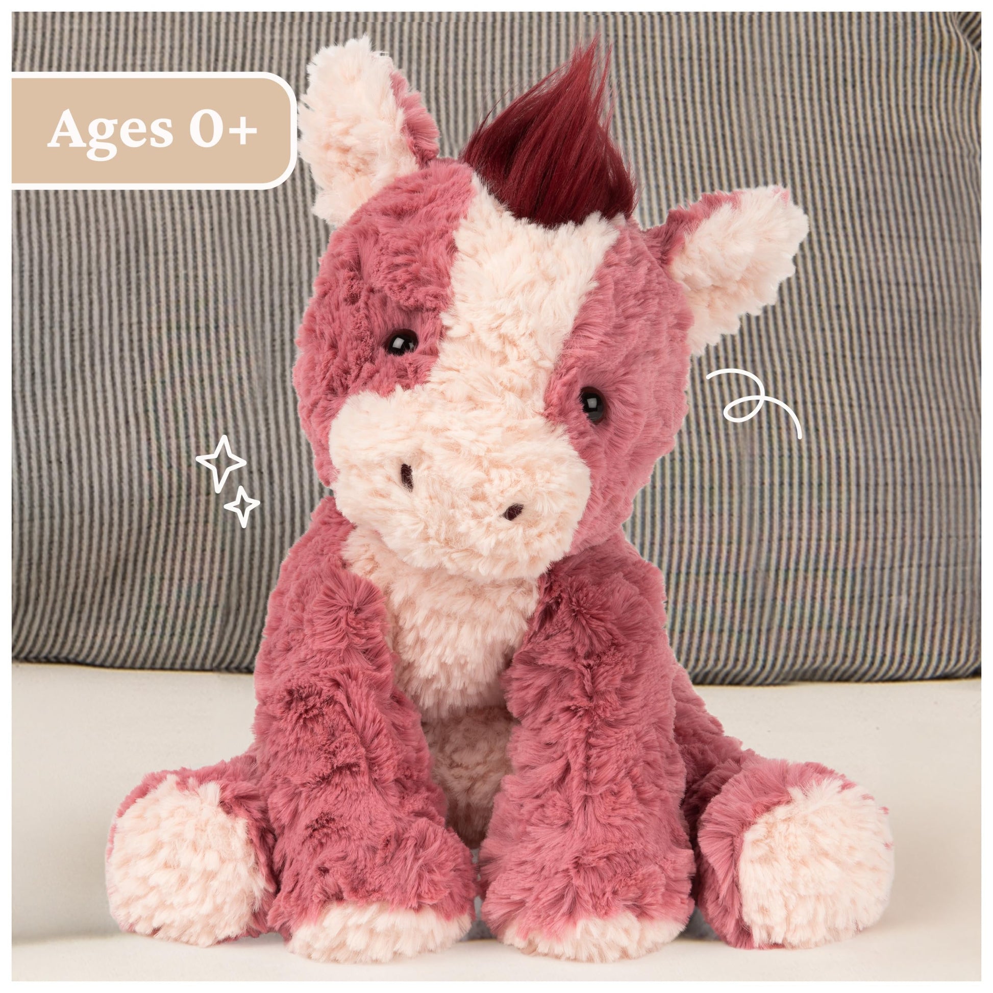 GUND Cozys Collection Horse 10-Inch Stuffed Animal Sensory Toy for Ages 0+