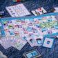 CrowD Games | En Route: A Stroll & Write Game | Flip and Write | Tourism | Route Building | for Adults and Families| Solo Mode Included | 1-4 Players