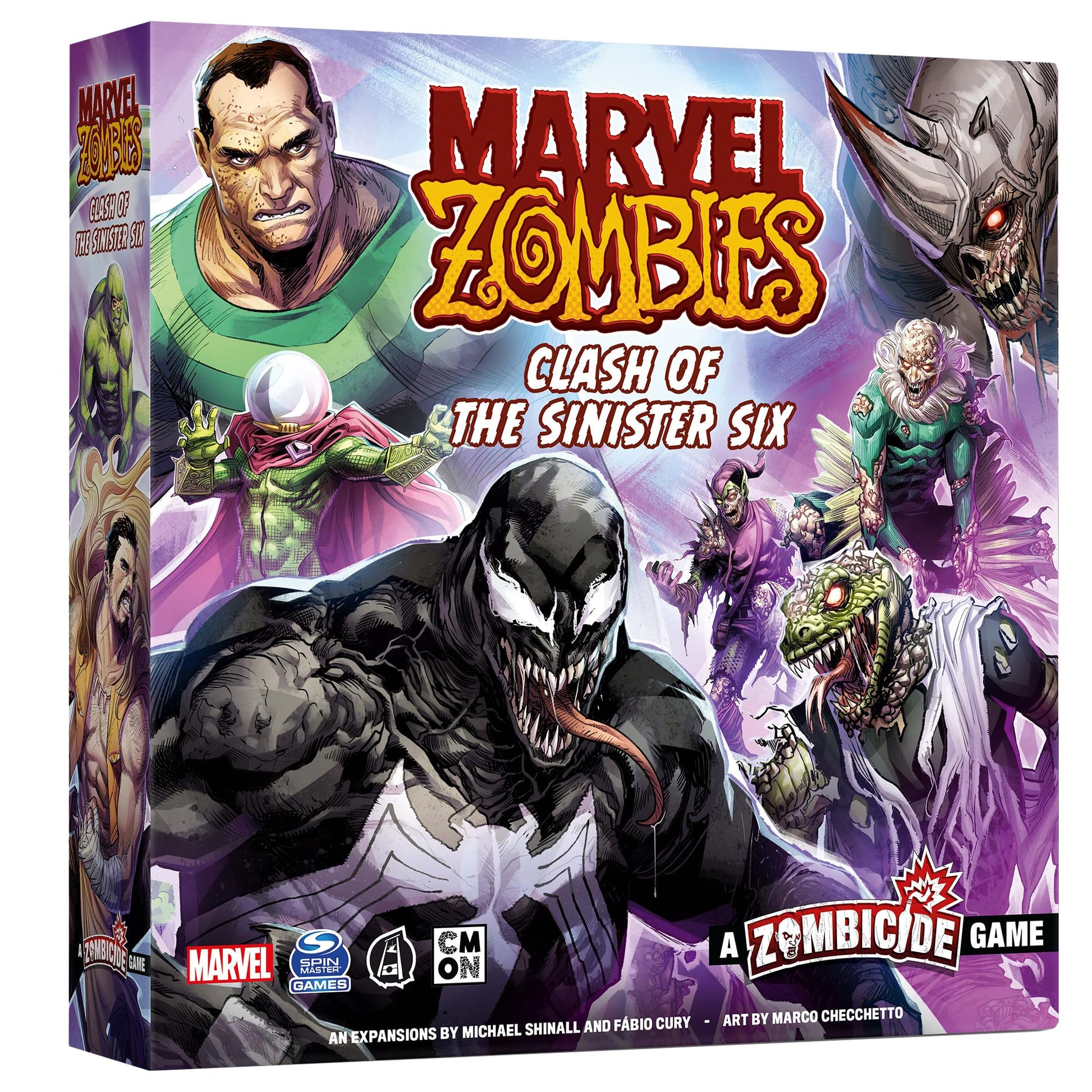 Marvel Zombies: A Zombicide Game - Clash of the Sinister Six - Heroes vs. Villains in a Zombie Apocalypse! Cooperative Strategy Game, Ages 14+, 1-6