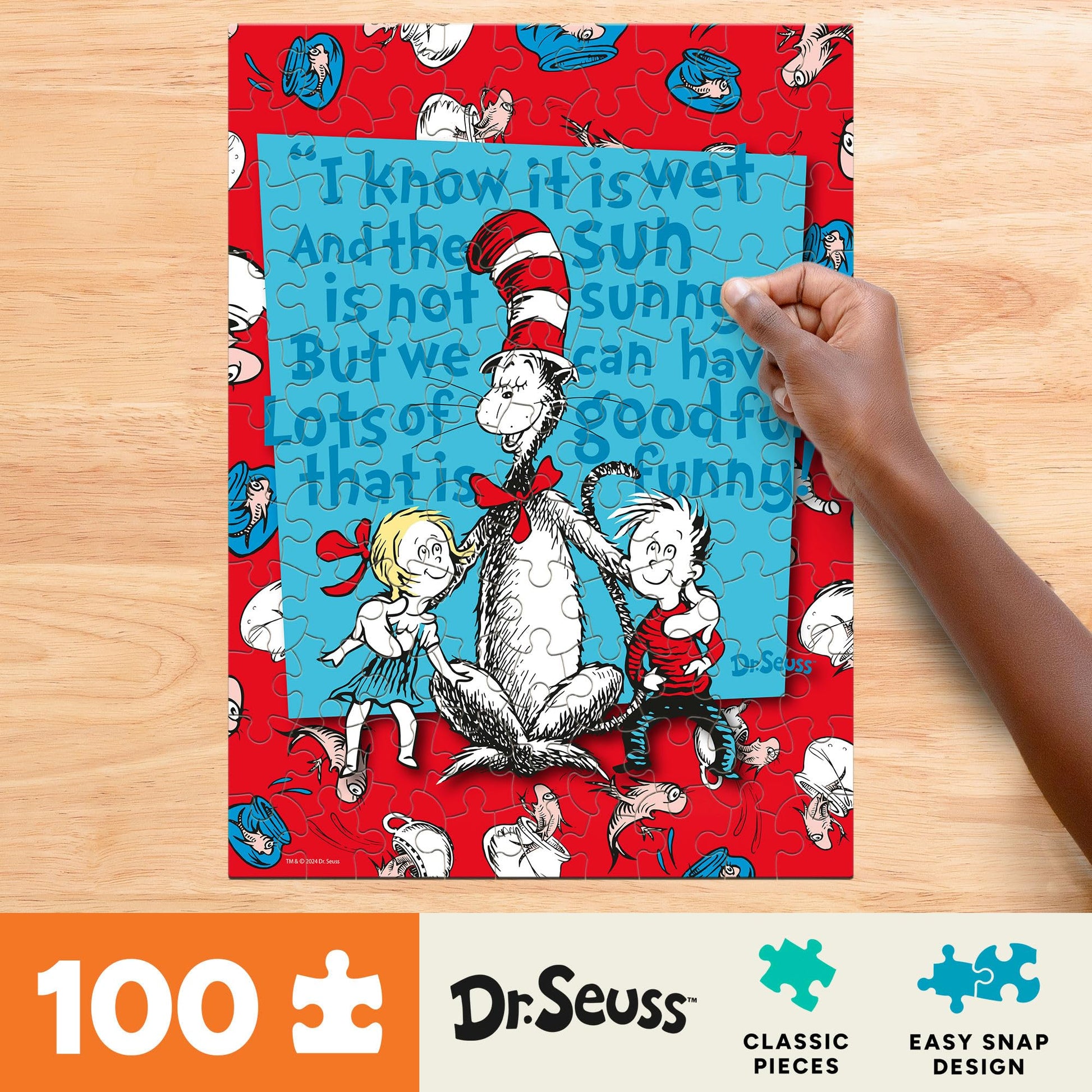 Buffalo Games - Dr. Seuss Lots of Good Fun! - 100 Piece Puzzle Ages 6+