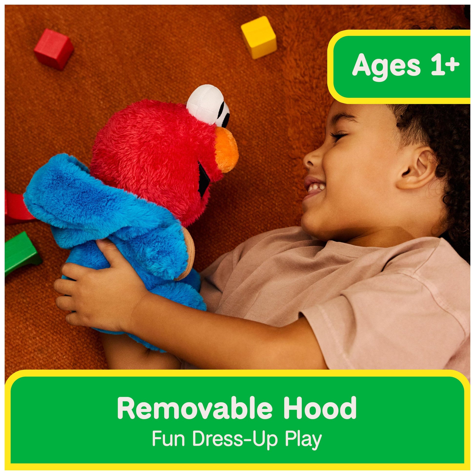 GUND Sesame Street Elmo x Cookie Monster 10-Inch Buddy-Up Plush Toy Ages 1+