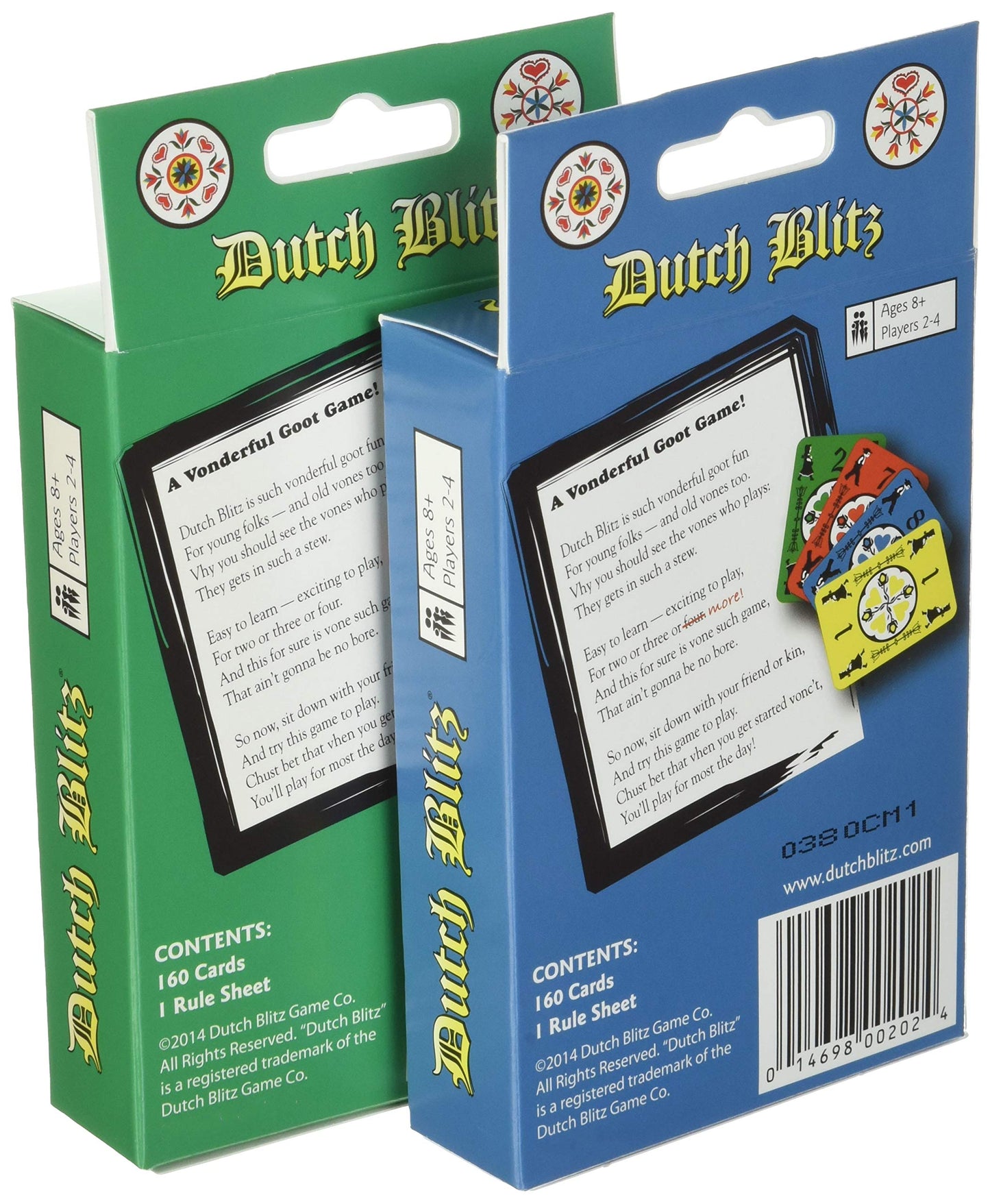 Dutch Blitz: Original and Expansion Combo, Fast Paced Card Game, Fun for Everyone, Great Family Game, Combine Packs to Play With 2-4 Players, For Ages