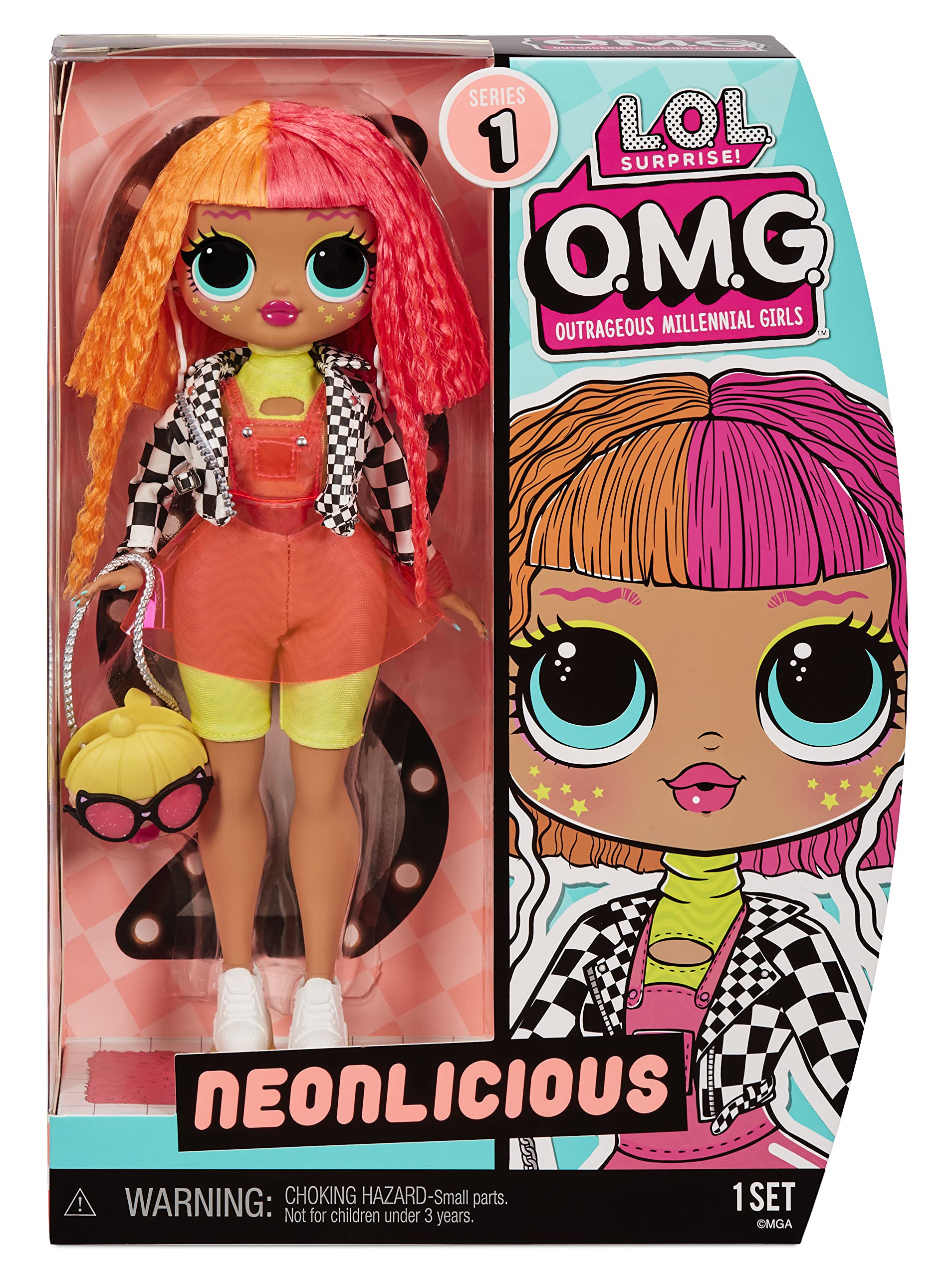 LOL Surprise OMG Neonlicious Fashion Doll- for Kids Ages 4+