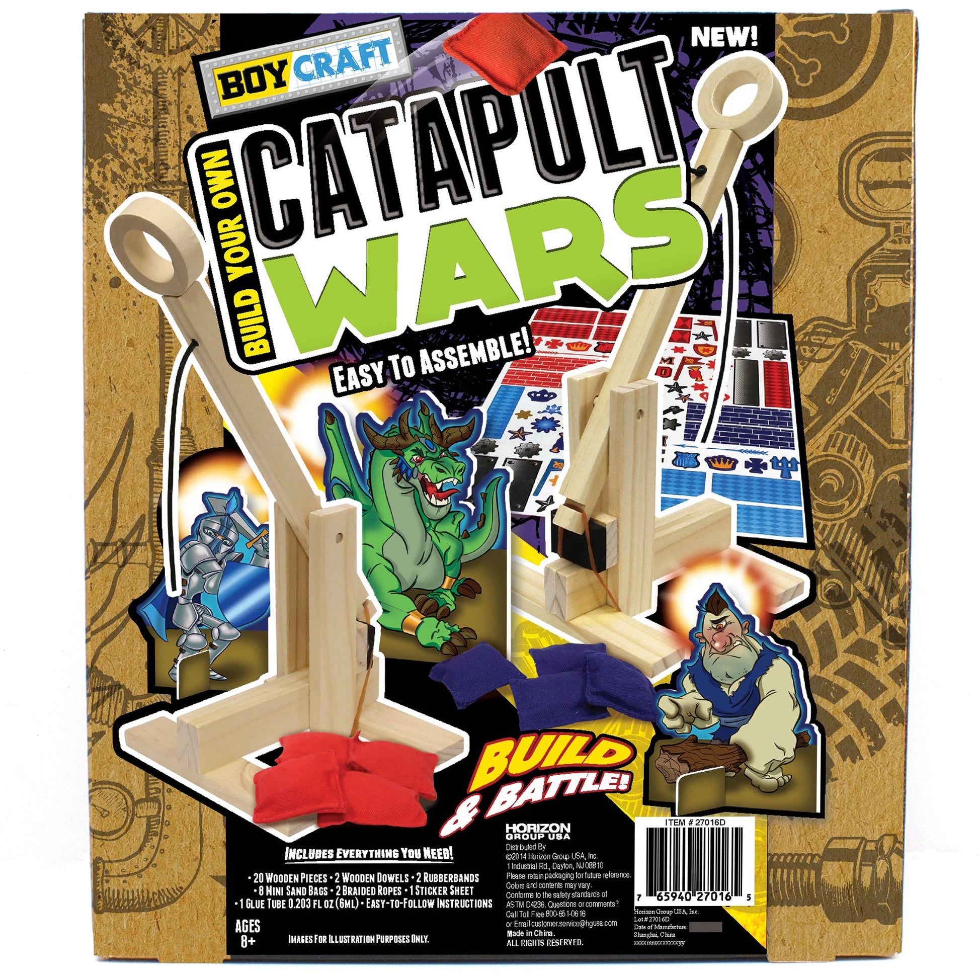 Boy Craft Catapult Wars by Horizon Group USA