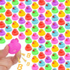90-Pack Mini Rubber Ducks Set, Mini Colorful Rubber Duckies Bath Toy for Child,Float & Squeak Tiny Ducks Pool Toy Set for Kids Party Favors,Birthday