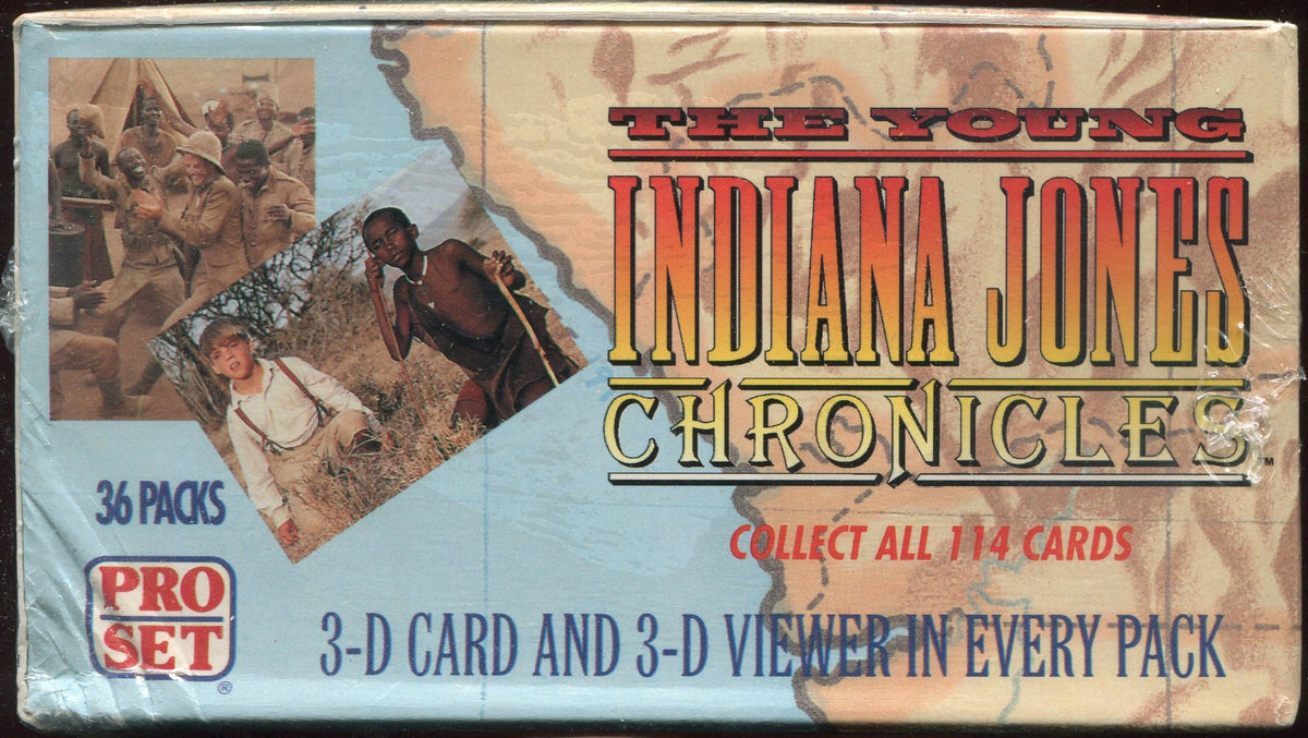 The Young Indiana Jones Chronicles Trading Cards Box -36 Count