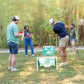 Chippo GO Portable Backyard Golf Chipping Game Set - Lawn, Beach & Tailgate Chip & Toss 2-in-1 Golf Game (2 Targets, Mats, Foam Balls, Chippo Sacks