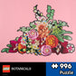 LEGO Botanicals Pink Bouquet Puzzle, Die-Cut Jigsaw Puzzle