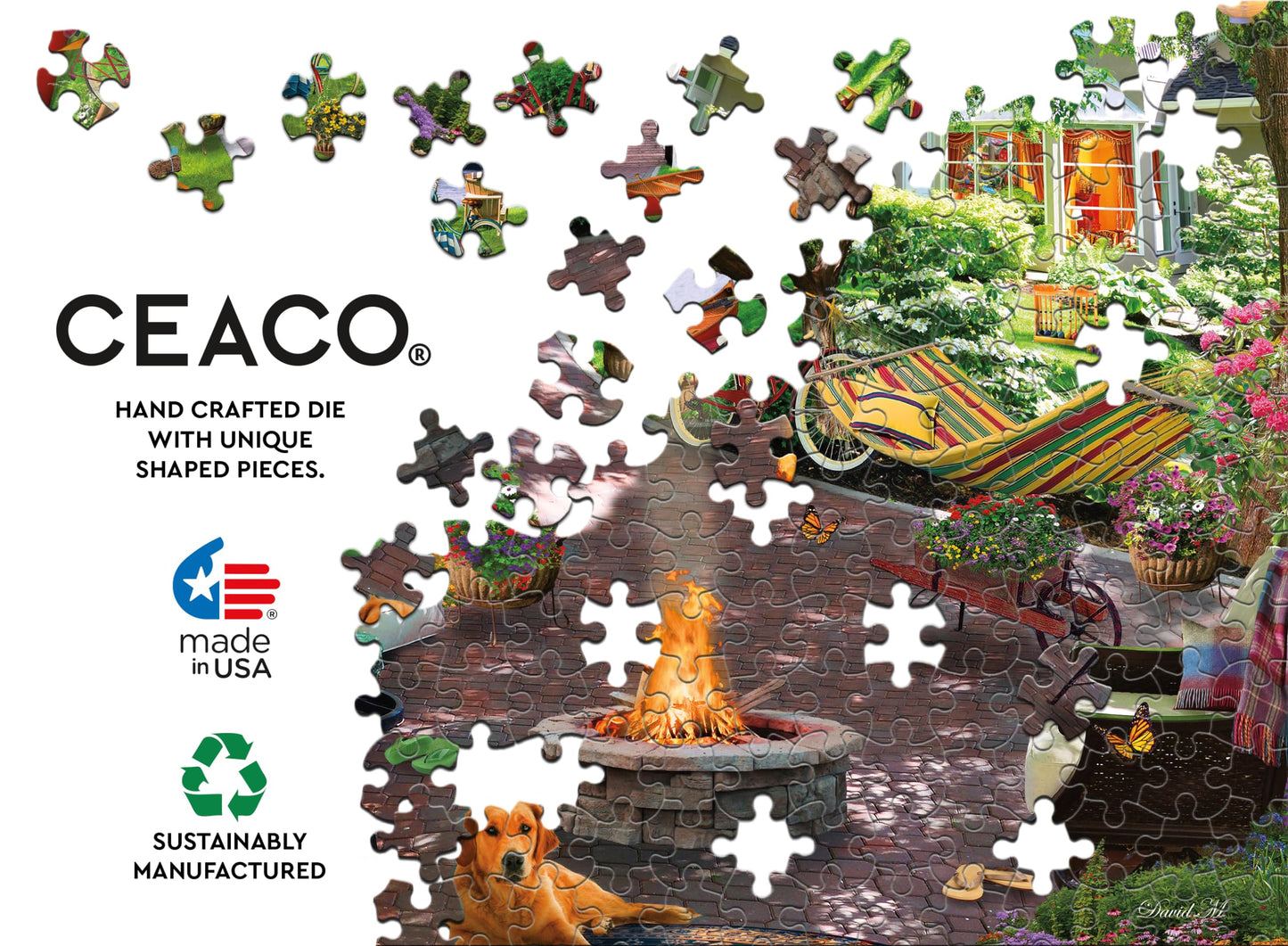 Ceaco - Marian's Garden - 500 Piece Jigsaw Puzzle for Adults