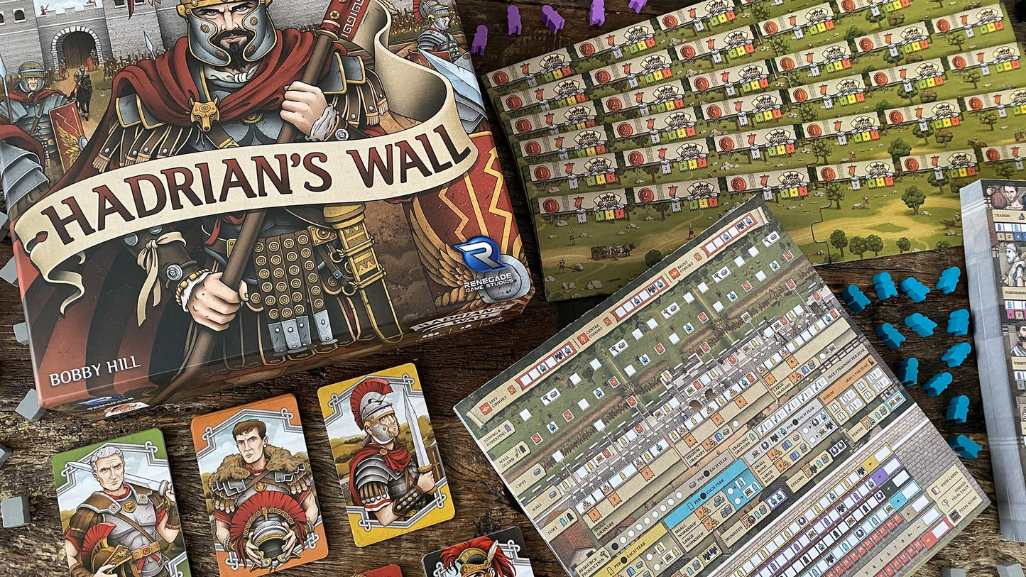 Renegade Game Studios: Hadrian's Wall, Strategy Board Game, 60 Minute Play Time, 1 to 6 Players, For Ages 12 and up