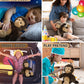 DolliBu Monkey Plush - Super Soft Stuffed Animal, Cute Brown Wildlife Plush, Adorable Fluffy Stuffed Toy for Boys and Girls, Stuffed Zoo Animal Gift
