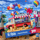 300 Piece Puzzles for Adults Kids Seniors - Ice Cream Truck - Summer Beach Jigsaw Puzzles
