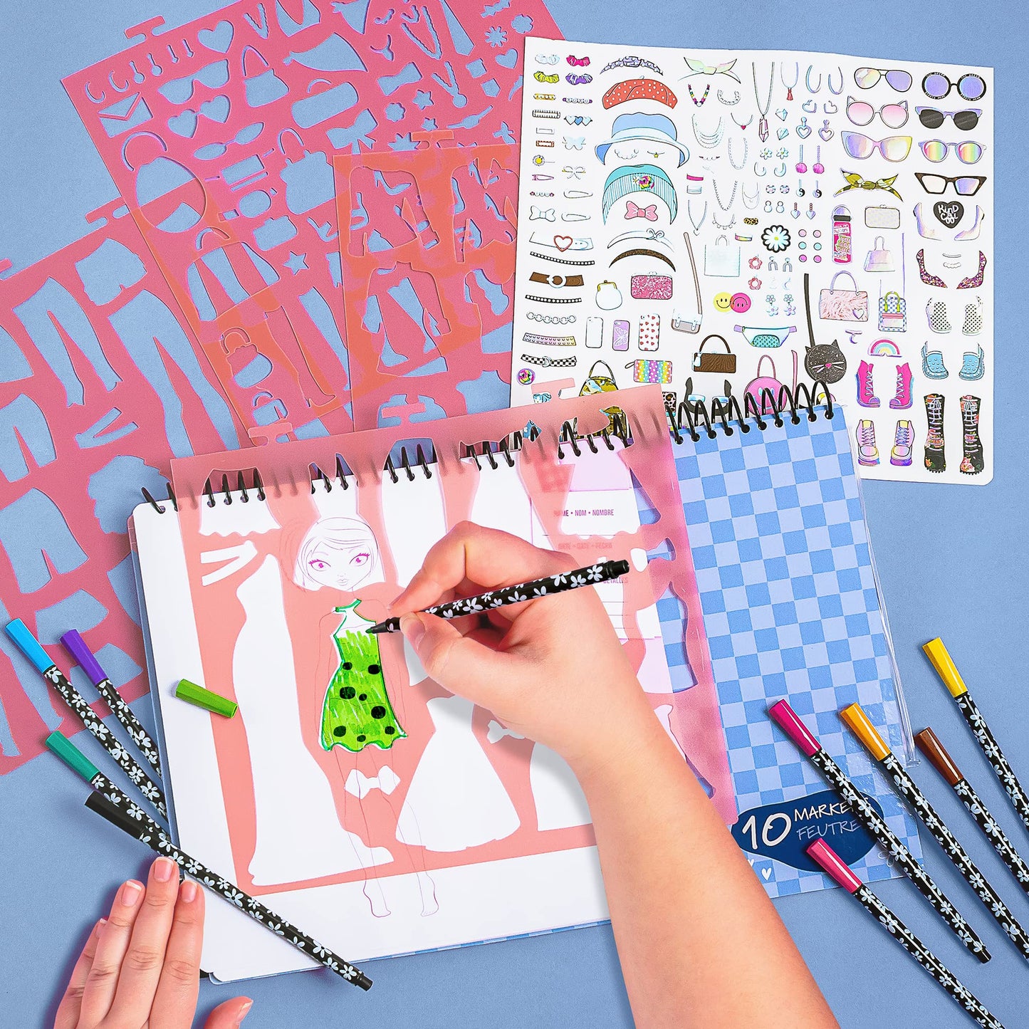 Fashion Angels Fashionista Design Sketch Book Set