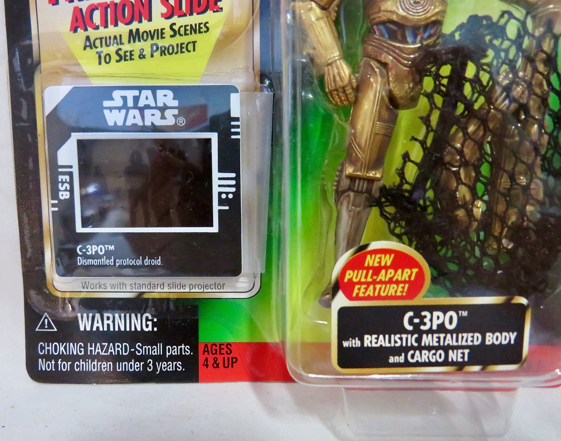 Power of The Force Freeze Frame C-3PO w/CargoNet