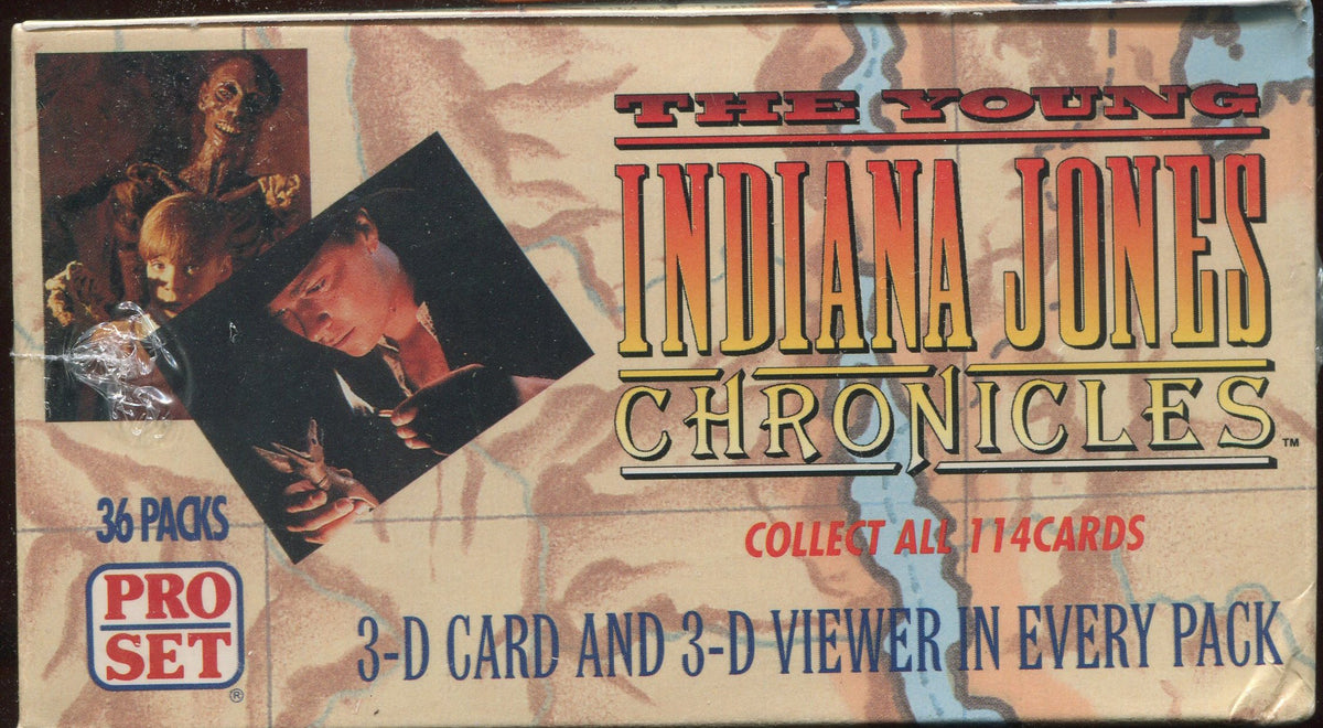 The Young Indiana Jones Chronicles Trading Cards Box -36 Count