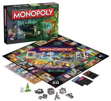 Monopoly Rick & Morty Board Game | Collectible Monopoly Game Based On Adult Swim Series Rick & Morty | Officially Licensed Rick & Morty Board Game