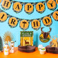 16 Pcs Hunting Birthday Party Decorations Camo Deer Hunting Birthday Decorations Include Banner Deer Table Centerpiece Honeycomb for Party Supplies
