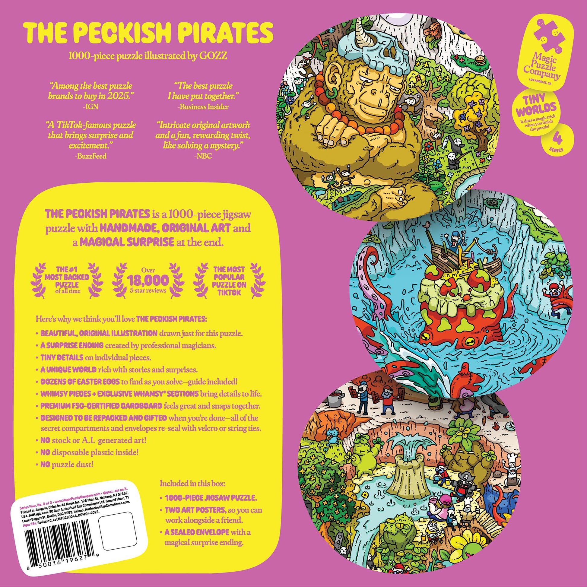 The Peckish Pirates • 1000-Piece Puzzle by Magic Puzzle Company • Series 4