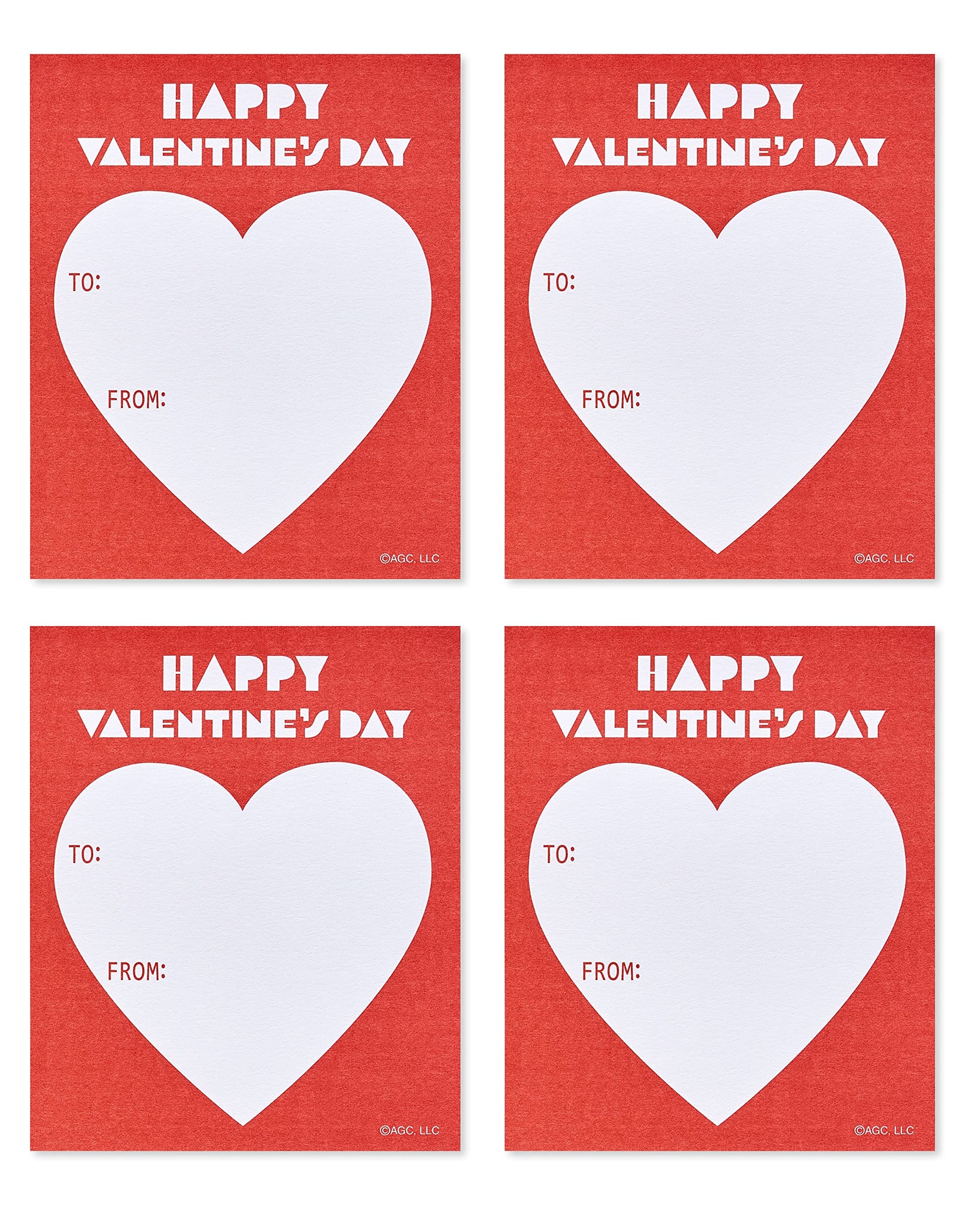 American Greetings Valentines Day Cards for Kids Classroom with Stickers, Sports (40-Count)