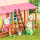 Li'l Woodzeez Handydandy Mice Family Set, 4 Figures and Storybook, Playsets