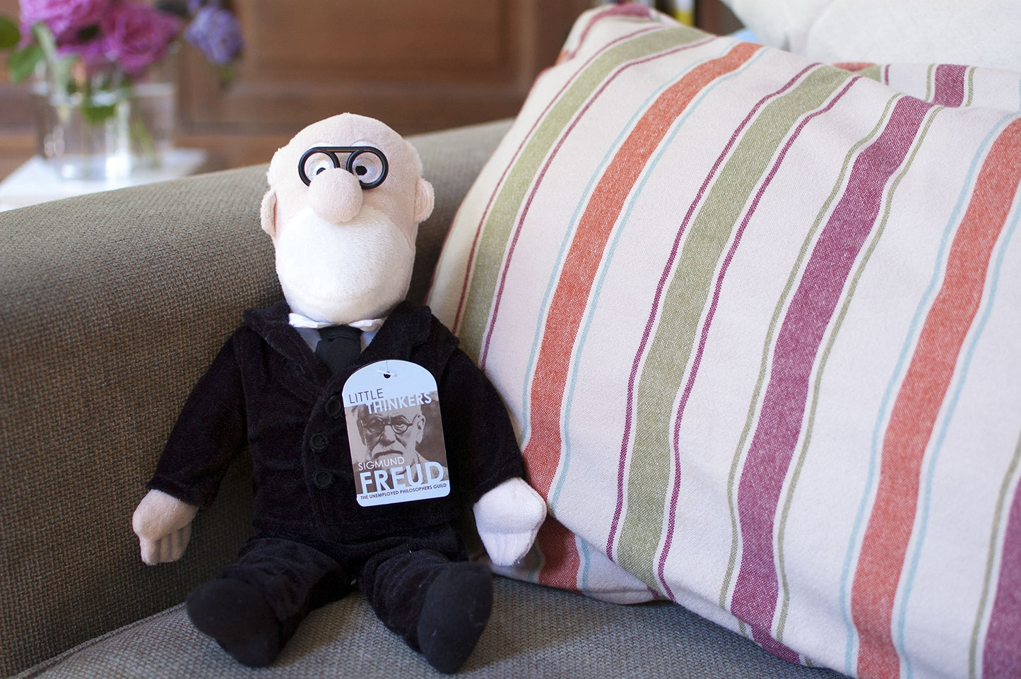 The Unemployed Philosophers Guild Sigmund Freud Little Thinker - 12" Soft Stuffed Plush Doll