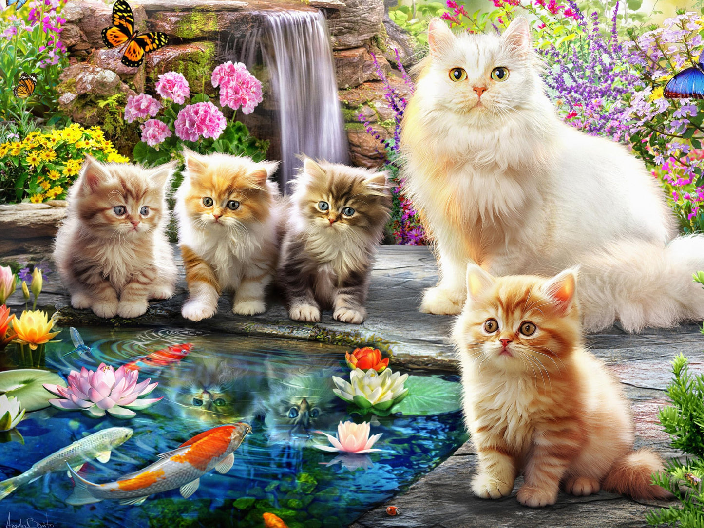 Ceaco - A Purrfect Day - 500 Piece Jigsaw Puzzle for Adults
